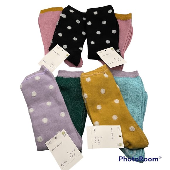 a new day Accessories - A New Day x4 Women's 2 Pair Crew Socks
